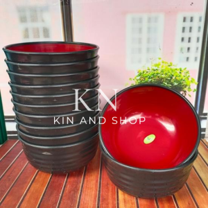 12 PCS MANGKUK RAMEN MANGKUK SEBLAK PLASTIK DOP SUPER TEBAL 6 INCH