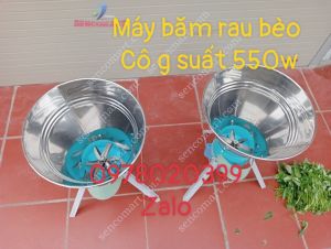Máy băm rau  bèo  chuối phễu làm bằng inox chống han rỉ