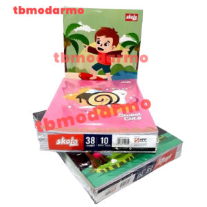 Tbmo Buku Tulis Skola by SINAR DUNIA 38 Lembar 1 Pak Isi 10pcs