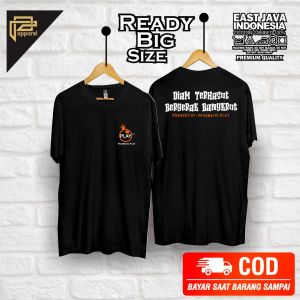 baju kaos pragmatic play game slot terbaru terlaris bahan adem/big size/jumbo