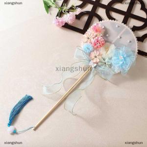 [COD] xiangshun Trung Quốc dài Xử lý vòng người hâm mộ vải hoa bướm cô dâu Nguồn cung cấp đám cưới đạo cụ chụp ảnh trang trí nội thất trang trí