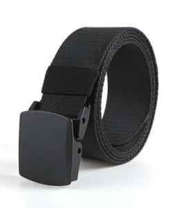 TJS Ikat Pinggang Pria Canvas Kain Nylon Men Belt Nylon Canvas Anti Metal Detector Sabuk Pria Canvas SS286