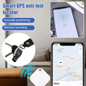 [Accurate Positioning/Remote Recording/Easy Install] Smart GPS Anti-Lost Locator/Real-Time Automatic Loss Alert Pet Oldmen Children Multipurpose Bluetooth Key Bag Square Smart Tracker/智能GPS防丢定位器
