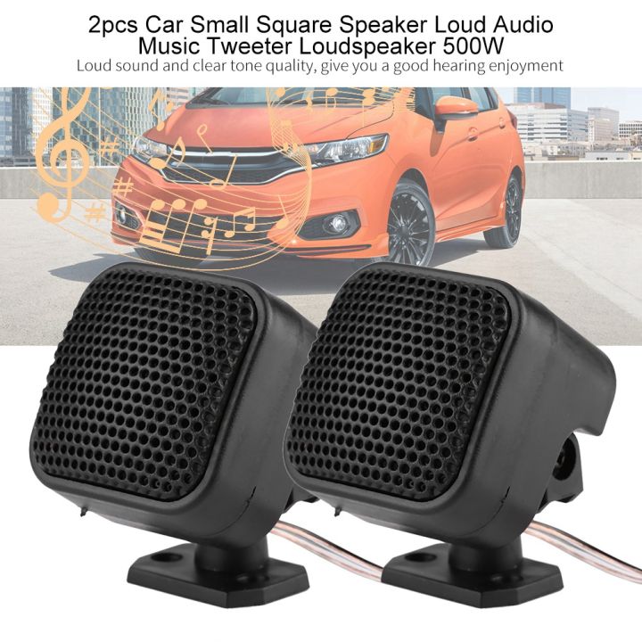 Car Audio Speakers Pair 12V 500W Mini Car Speaker Audio Tweeters