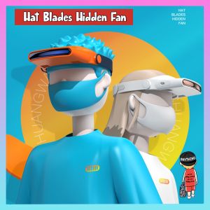 Hat Blades Hidden Fan Solar Sun Fan Casual Visor Cap Rechargeable Quiet Fan Head Hanging Wearable Cooler