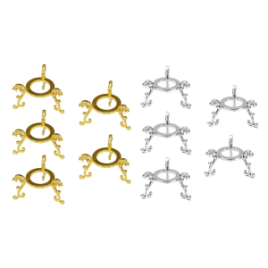 Stable Circular Display Stand Practical Iron Materials Metal Collectible Display Base Decorative Shelf Organizers