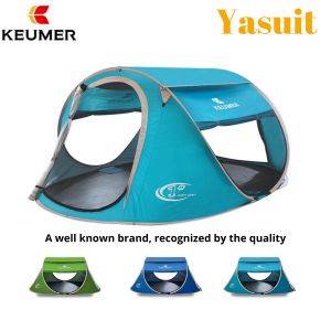 Keumer Pop Up Camping Tent Khemah Besar Instant Open Large Hiking Backpacking Outdoor Ready Stock Ship from Malaysia