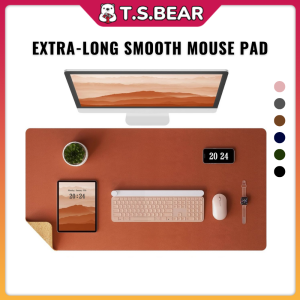 Extra Large Mouse Pad Panjang Leather Desk Mat Gaming Mouse Pad Keyboard Table Mat Office Desk Alas Tetikus Panjang GA06