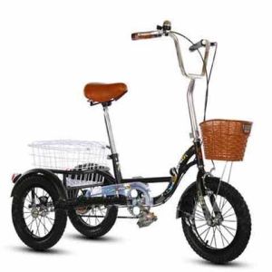 Elderly Pedal Tricycle Bicycle Tricycles For Adults Lightweight and compact Tricycle Bike