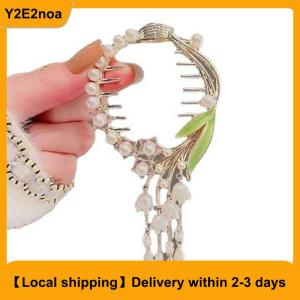 【Local shipping】 Braided Bow Hair Clips Butterfly Hairpin Ponytail Buckle Hair Pin Claw Korean Accessories