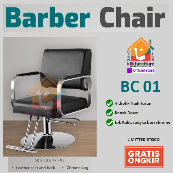 Kursi Barber Kursi Salon Barber Chair Barbershop Chair Hidrolik