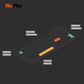 NuPhy Air96 V2 Bluetooth Wireless Keyboard Compatible With iPad Windows and Mac OS Systems Hot Swap RGB Backlit Gaming Mechanica. 