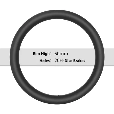 Road Bike Carbon Fiber Rim Wheel Frame 38MM/50MM/60MM V Brake Disc Brake Ultra Light Carbon Rims