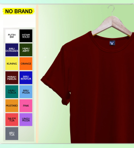 100rb 3PCS - Kaos Oblong Polos Lengan Pendek Katun Combed30s Dewasa Terbaru