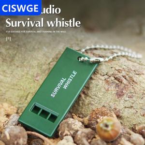 [COD] CISWGE Portable Outdoor High Decibel Survival Whistle Multiple Audio Whistle Camping Emergency Hiking Accessories Tactical EDC Tools