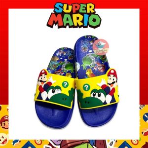 รองเท้าแตะเด็ก มาริโอ้ Mario สติ้ด Stitch พื้นนุ่ม รองเท้าเด็ก น้องผู้ชาย (SK91)