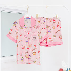 ชุดนอน LovelyNight แขนสั้น-ขาสั้น Sweet Day A30