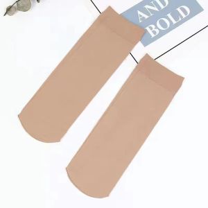 5/10Pairs Thickened Short Stockings Low Cut Loose Mouth Silk Ankle Socks Soft Breathable Comfortable