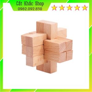 bộ khóa lỗ ban khóa khổng minh game giái đố trí tuệ cho bé