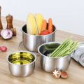 Stainless Steel Pot Set (14cm/18cm/22cm/26cm/30cm)/Kitchen Tool/ Periuk Masak Alat Dapur. 