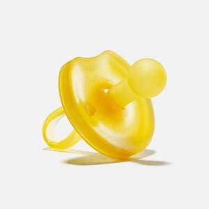 Natursutten Natural Rubber Butterfly Rounded Pacifier | Soft Latex Soother Baby 6 Month Puting Kuning Lembut Bayi Hisap Kosong Bohong Tiruan 宝宝婴儿安抚奶嘴
