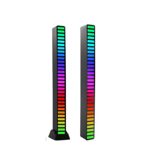 RGB เปิดใช้งานเพลงจังหวะโคมไฟบาร์ควบคุมเสียง LED รอบ USB ไฟ เปลี่ยนสีตามเสียงเพลง แถบไฟ LED เปลี่ยนสีได้ แถบไฟที่เต้นตามจังหวะเพลง ควบคุมไฟ RGB ไฟเปลี่ยนสีสั่งงานด้วยเสียง ไฟเทคโนโลย
