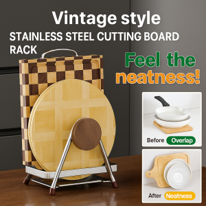 Multilayer shelf stainless steel cutting board