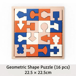 3D Animal Tetris Puzzle Blocks | Montessori Educational Toy | Kids Brain Teaser | Wooden Puzzle Game