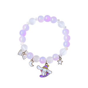 【♡Lovely girls house♡】สไตล์เกาหลี Sanrio คริสตัลการ์ตูนจี้สร้อยข้อมือผู้หญิงเครื่องประดับของขวัญ2022 New