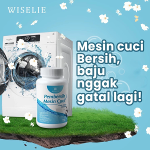 Wiselie Pembersih Mesin Cuci dengan Formula Ampuh Dijamin Bersih 100% Menghilangkan Kotoran dan Sisa Deterjen Secara Efektif Mencegah Bau Tidak Sedap Menjaga Performa Mesin Cuci Tetap Optimal Aman untuk Semua Jenis Mesin Meningkatkan Umur Mesin Cuci Anda