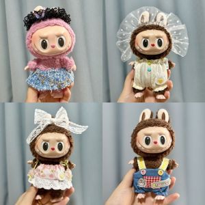STKE Toy Accessories  Time Clothes Dolls Clothes Suspender Pants Plush Dolls Clothes Fashion Mini 17cm Cotton Dolls Clothes Cotton Doll Accessories