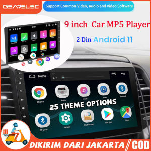 [Stok Lokal] 9090S-J Android 13 Radio Stereo Mobil 2GB RAM 32GB ROM Bluetooth WiFi GPS Navigasi Head Unit dengan Layar IPS 2.5D 9 Inci 48 Opsi Tema
