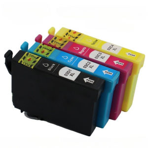 Compatible T03D1 T03C2 T03C3 T03C4 Ink Cartridges Replacement for Epson WorkForce WF-2860 WF-2861 Printers Black/Cyan/Magenta/Yellow 4 Colors 2-Year Shelf Life