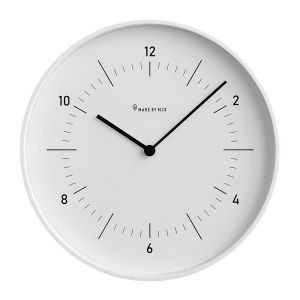 Korean MJK Wall Clock Silent Movement Minimalist 12 Inches Modern Home Living Room Wall Clock