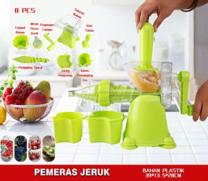Pemeras Jeruk Nipis Perasan Lemon Jus Serbaguna Peras Juice Pemotong Sayur Blender Manual Fruit Cup