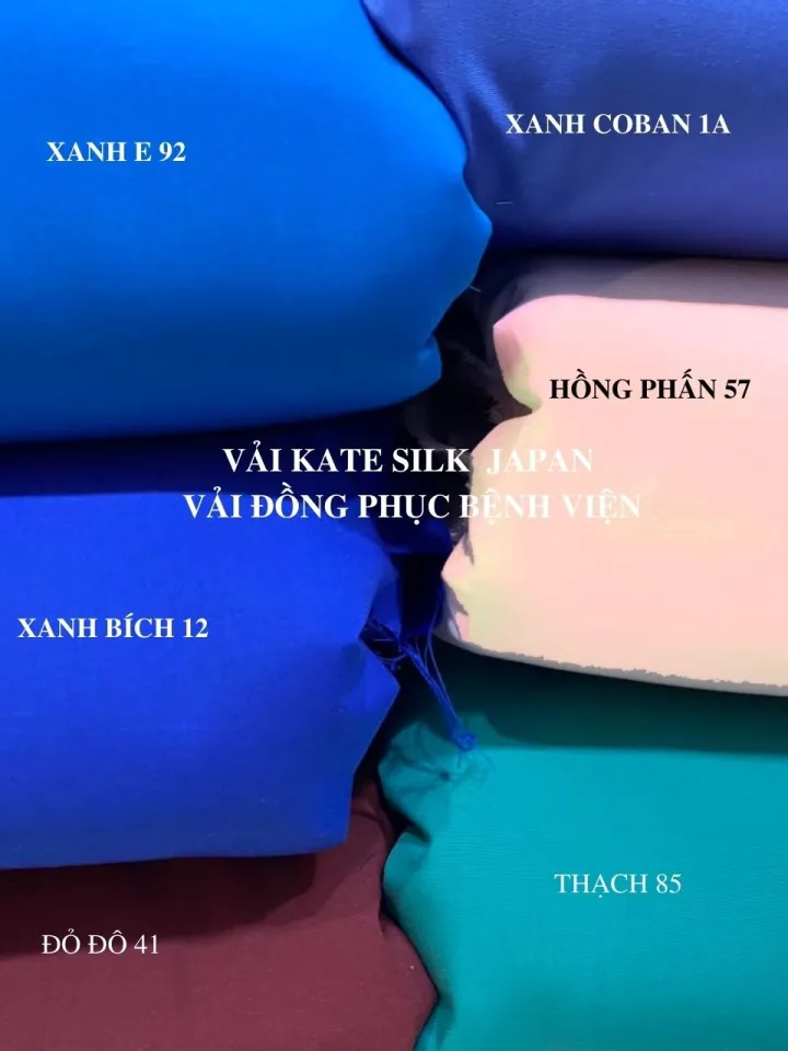 VẢI MAY ĐỒNG PHỤC Y TẾ - Vải Kate Silk