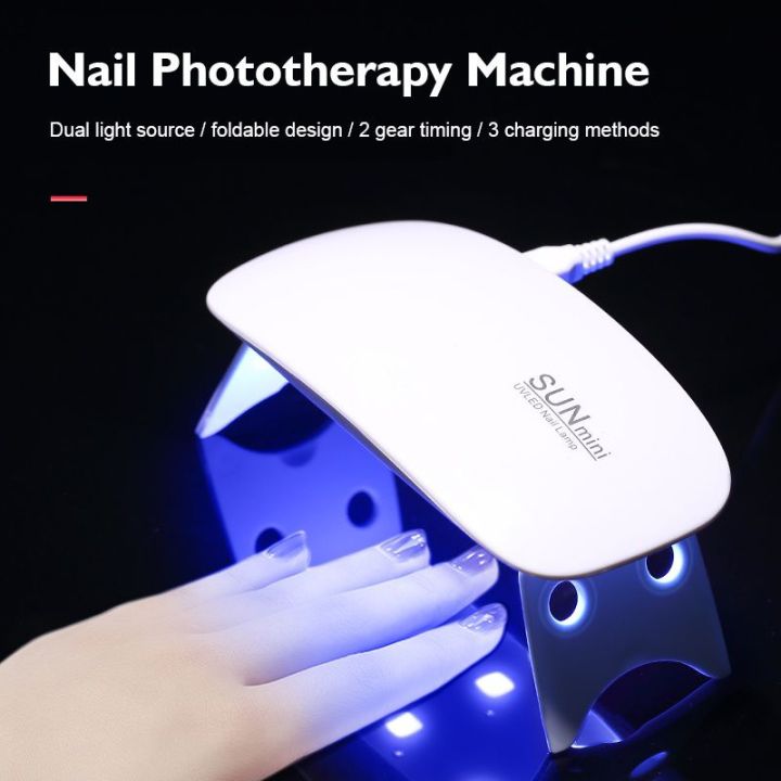 Mini Gel Nail Enamel Dryer Led Sun Uv Portable Folding Oven Greenhouse