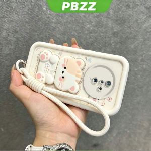 PBZZ Case for VIVO S1 PRO S1 phone casing Softcase Silicone shockproof Cover new design aesthetic with holder 360 ° makeup mirror for girl cute pink cat JTDTMZJ3