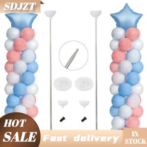 SDJZT Bóng cột đứng kit có thể điều chỉnh bóng cột kit kim loại kính thiên văn trụ cột bóng đứng bữa tiệc sinh nhật Tốt nghiệp weddi