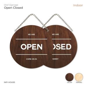 Shop sign system - Shop Door-Open close sign