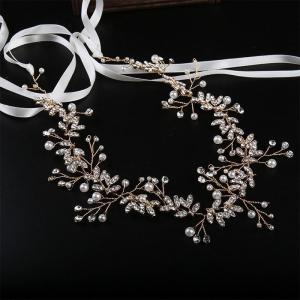 headpiece Ladies Hijab Aksesoris Rambut Pengantin Sanjit Sanggul Wedding Hairpiece Hairpin Tiara Crown