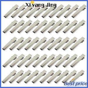XYJ Flash Sale Home 50 cái kẹp tóc kim loại dẹt màu bạc thời trang kẹp tóc dẹt kẹp tóc kim loại