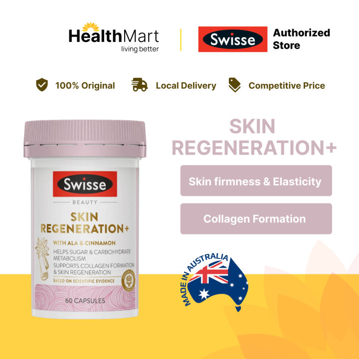 [sg] Swisse Beauty Skin Regeneration+ , 60 Capsules (collagen Formation 