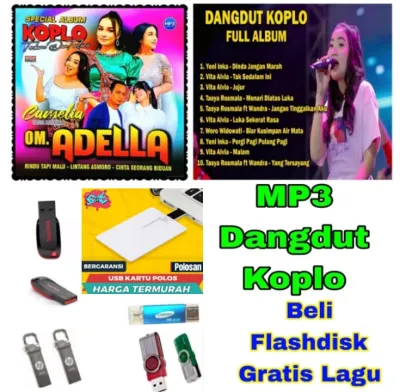 SUPER MURAH... FLASHDISK ISI LAGU MP3 DANGDUT KOPLO LAWAS DAN TERBARU