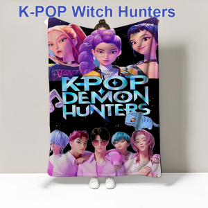 Carpet Visual Experience Keep Warm Blanket Personalization Decorations K-pop Witcher Girls Poster