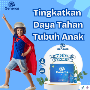 Generos Multivitamin - Meningkatkan Nafsu Makan & Daya Tahan Anak Secara Alami