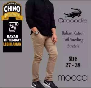 CELANA CHINO PRIA MURAH MERIAH BAHAN COTTON TWILL DAN SLIMFIT.