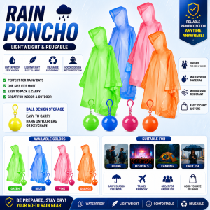 BELIEVE Korean Style Raincoat Waterproof Transparent Long Jacket Kapote Reusable Lightweight Fashion Rain Coat Cute Pink Purple Yellow Hooded Outdoor Travel Daily Use for Women