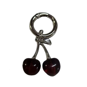 Độc đáo cherrys khóa tình yêu Keychain quyến rũ thanh lịch thiết kế móc treo chìa khóa phụ kiện di động cho thời trang cá nhân