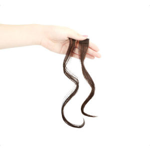 DXNZVA Invisible Korean Air Bangs Wig piece Blend French Fake Hair Bangs Hair Side Fringe Clip In Hair Extensions Hairpiece